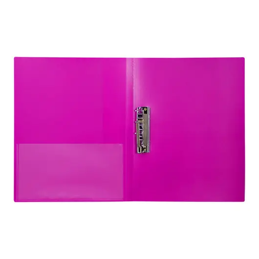 Папка с зажимом Berlingo &quot;Color Zone&quot;, 17мм, 600мкм, розовая, фото 2