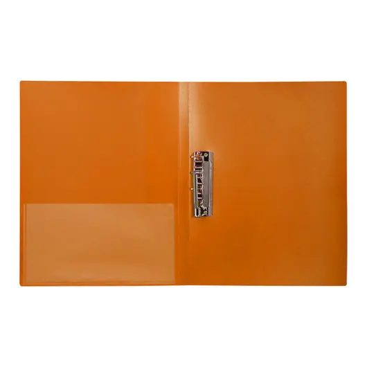 Папка с зажимом Berlingo &quot;Color Zone&quot;, 17мм, 600мкм, оранжевая, фото 2