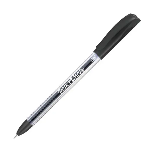 Ручка гелевая PAPER MATE Jiffy, ЧЕРНАЯ, игольчатый узел 0,7мм, линия 0,5мм, 2084375, фото 1