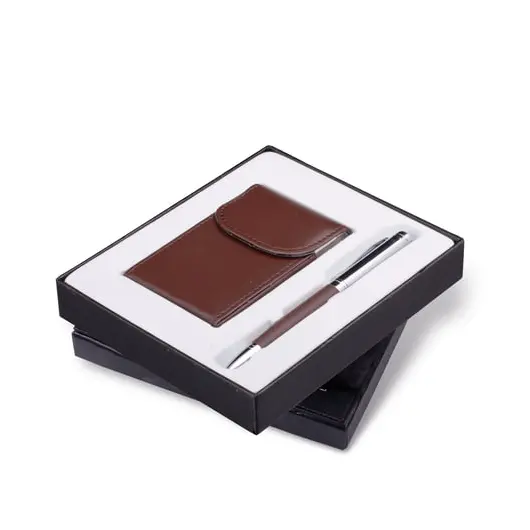 Набор GALANT &quot;Prestige Collection&quot;: ручка, визитница, темно-коричневый, подарочная коробка, 141372, фото 2