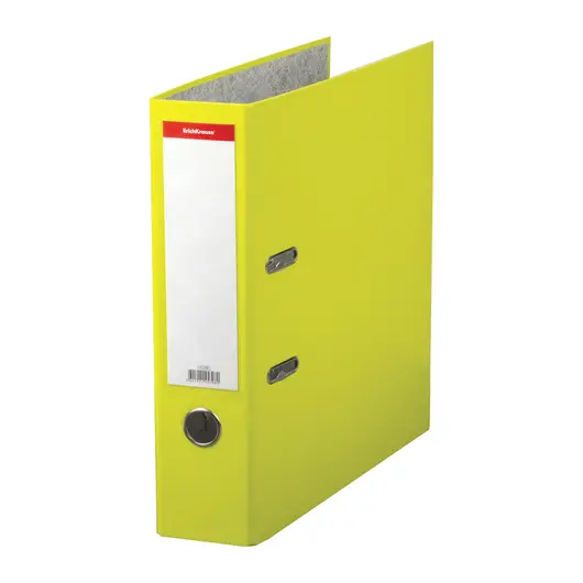 Папка–регистратор ERICH KRAUSE &quot;Neon&quot;, ламинированная, 70 мм, желтая, 45398, фото 1