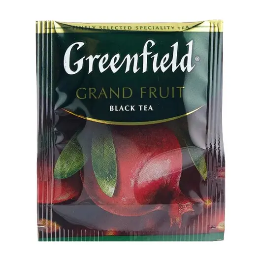 Чай GREENFIELD (Гринфилд) &quot;Grand Fruit&quot;, черный, гранат-розмарин, 25 пак. в конв. по 1,5г, ш/к 13874, 1387-10, фото 7