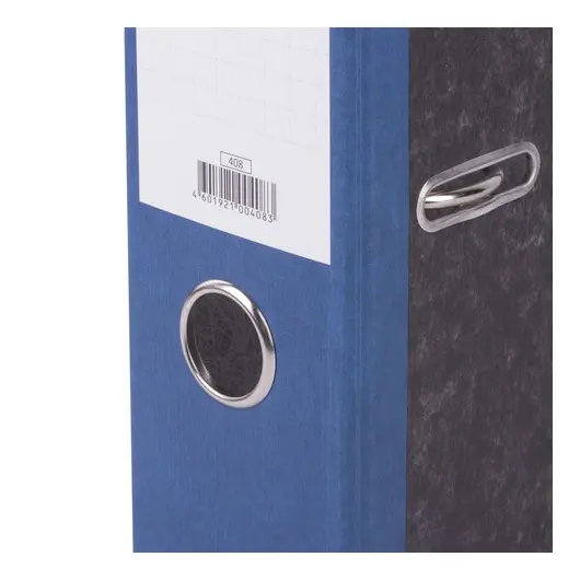 Папка-регистратор ERICH KRAUSE, с мраморным покрытием, &quot;содержание&quot;, 70 мм, синий корешок, 408, фото 10
