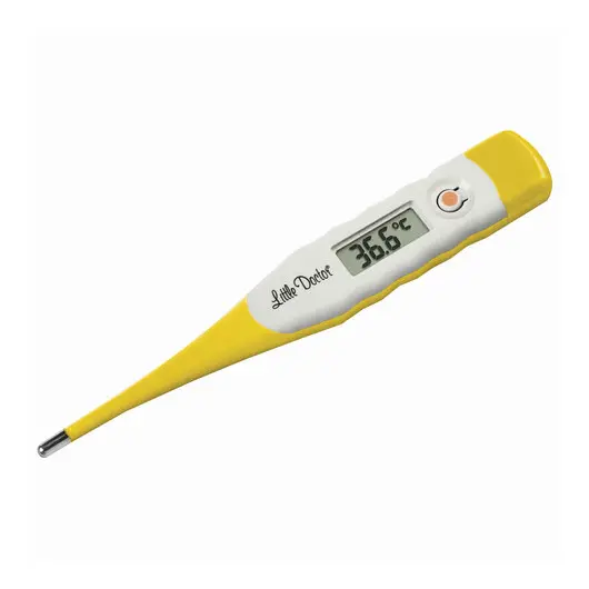 Термометр электронный медицинский LITTLE DOCTOR LD-302, гибкий корпус, ш/к 00048, фото 1
