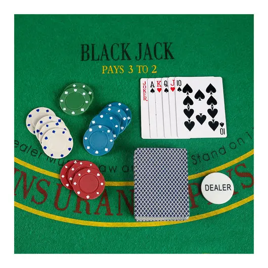 Набор для игры в &quot;Покер&quot;, (100 фишек, 2 колоды карт), коробка, фото 4