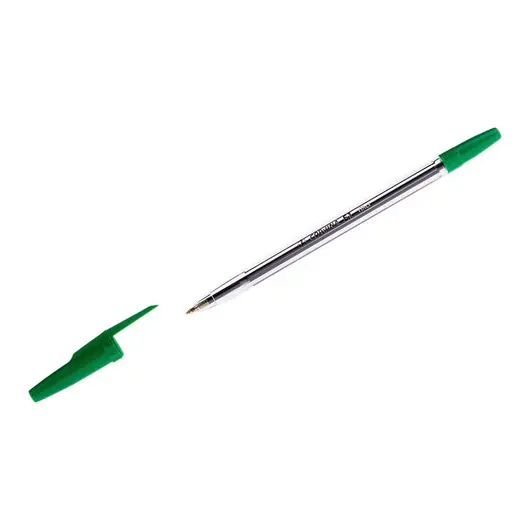 Ручка шариковая Corvina &quot;51 Classic&quot; зеленая, 1,0мм, прозрачный корпус, фото 1