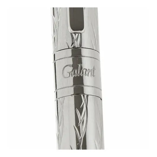 Ручка подарочная шариковая GALANT ASTRON SILVER, корпус серебр., детали хром, 0,7мм, синяя, 143527, фото 6