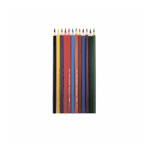 Карандаши цветные акварельные худ. 12 ЦВЕТОВ KOH-I-NOOR &quot;Mondeluz&quot;, 3,8мм, заточенные, 3722/12, 3722012008BL, фото 2