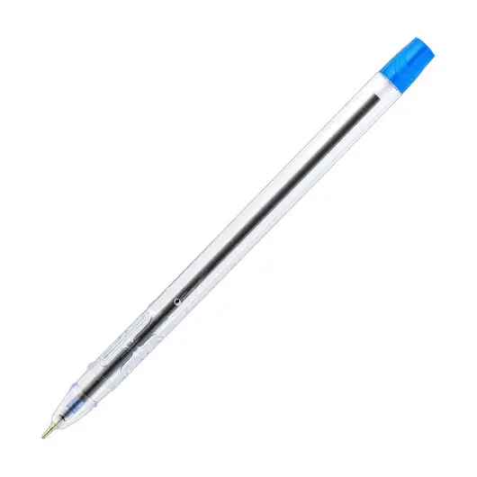 Ручка шариковая масляная INDEX, СИНЯЯ, игольчатый пишущий узел 0,9мм, линия письма 0,7 мм, IBP803/BU, фото 1