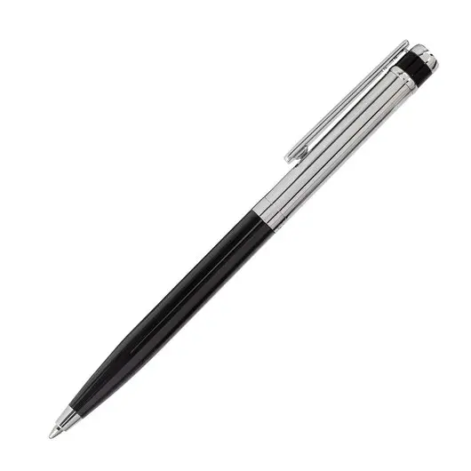 Ручка подарочная шариковая GALANT ACTUS, корпус серебр. с черн., детали хром, 0,7мм, синяя, 143518, фото 3