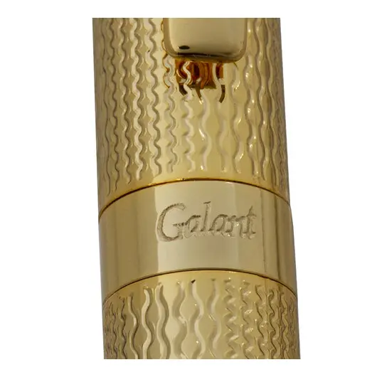 Ручка подарочная перьевая GALANT VERSUS, корпус золотистый, детали золотистые, 0,8мм, синяя, 143528, фото 7