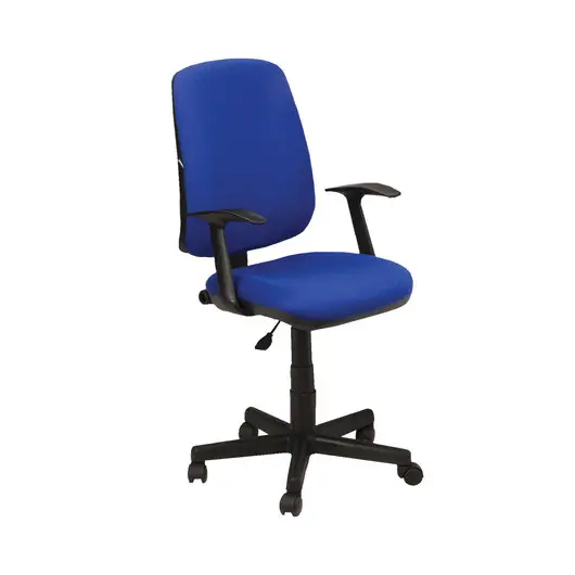 Кресло BRABIX &quot;Basic MG-310&quot;, с подлокотниками, синее, KB-12, 531413, фото 3