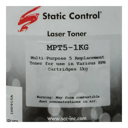 Тонер STATIC CONTROL (MPT5-1KG) для принтера HP LaserJet 1200/4100/5000, 1 кг, фото 2