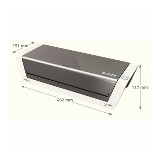 Ламинатор LEITZ ILAM TOUCH 2, формат А3, пленка 1 сторона 80-250мкм, скорость 100 см/мин, 74744000, фото 5