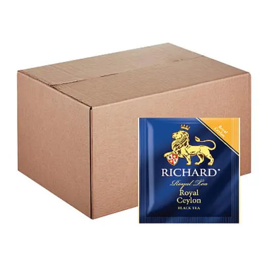 Чай RICHARD &quot;Royal Ceylon&quot; черный, 200 пакетиков в конвертах по 2 г, 100182, фото 1