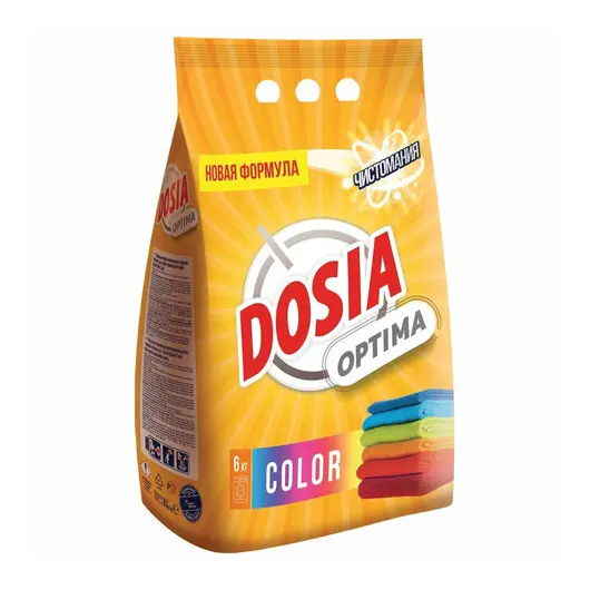 Стиральный порошок автомат 6кг DOSIA (Дося) Optima Color, для цветного белья, ш/к 932, 3118469, фото 1
