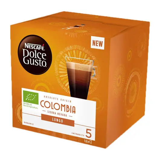 Капсулы для кофемашин NESCAFE Dolce Gusto &quot;Lungo Colombia Sierra Nevada&quot;, 12шт*7г, ш/к 18143, 12431239, фото 2