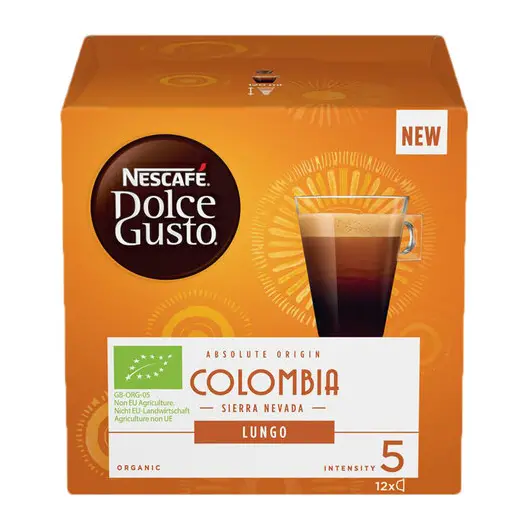 Капсулы для кофемашин NESCAFE Dolce Gusto &quot;Lungo Colombia Sierra Nevada&quot;, 12шт*7г, ш/к 18143, 12431239, фото 1