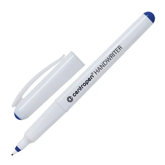 Ручка капиллярная CENTROPEN &quot;Handwriter&quot;, СИНЯЯ, трехгранная, линия письма 0,5 мм, 4651/1С, фото 1