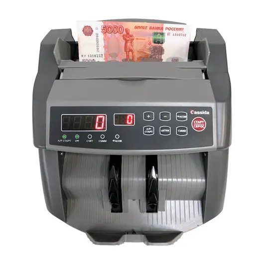 Счетчик банкнот CASSIDA 5550 UV DL, 1000 банкнот/мин, УФ-детекция, фасовка(ш/к 00329), фото 3