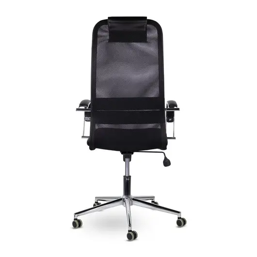 Кресло офисное BRABIX &quot;Pilot EX-610 CH&quot; premium, хром, ткань-сетка, черное, 532417, фото 6