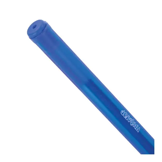 Ручка шариковая масляная в безопасном синем корпусе ПИФАГОР, СИНЯЯ, узел 0,6мм, линия 0,3мм, 143539, фото 5