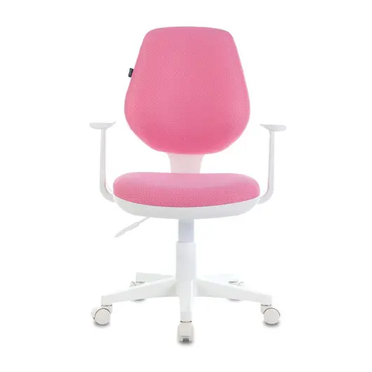 Кресло BRABIX &quot;Fancy MG-201W&quot;, с подлокотниками, пластик белый, розовое, 532409, MG-201W_532409, фото 3