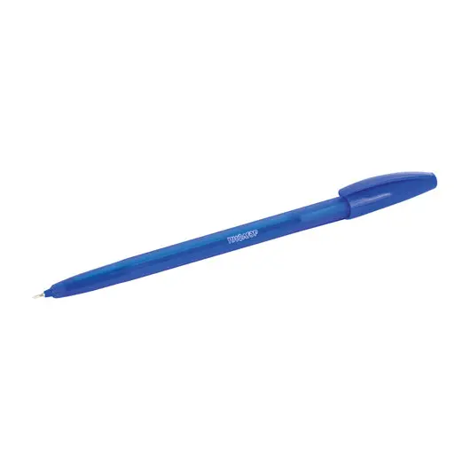 Ручка шариковая масляная в безопасном синем корпусе ПИФАГОР, СИНЯЯ, узел 0,6мм, линия 0,3мм, 143539, фото 6