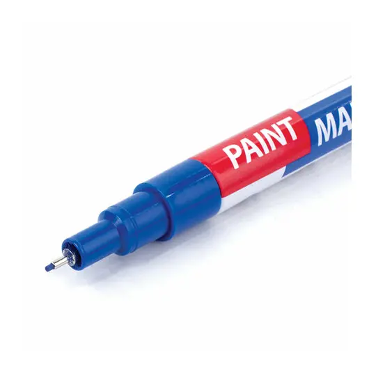 Маркер-краска лаковый EXTRA (paint marker) 1 мм, СИНИЙ, УЛУЧШЕННАЯ НИТРО-ОСНОВА, BRAUBERG,151961, фото 3