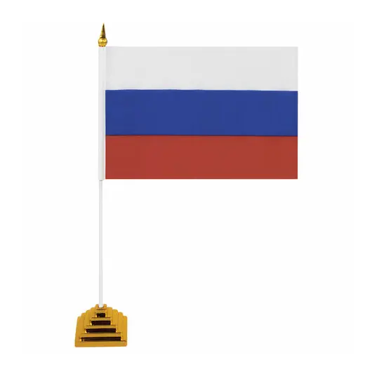 Флаг России настольный 14х21 см, без герба, BRG, 550184, RU22, фото 1