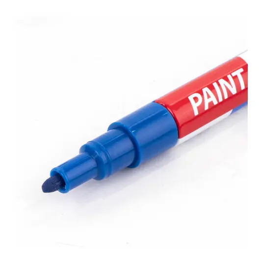Маркер-краска лаковый EXTRA (paint marker) 2 мм, СИНИЙ, УЛУЧШЕННАЯ НИТРО-ОСНОВА, BRAUBERG, 151970, фото 3