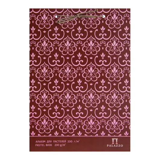 Альбом для пастелей 20л. А4 Лилия Холдинг &quot;Палаццо.Модерн&quot;, 200г/м2, сутаж, фуксия, фото 1