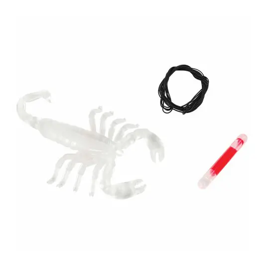 Светящаяся (неоновая) игрушка скорпион ЮНЛАНДИЯ, красный, длина 10,5 см, 662602, фото 5
