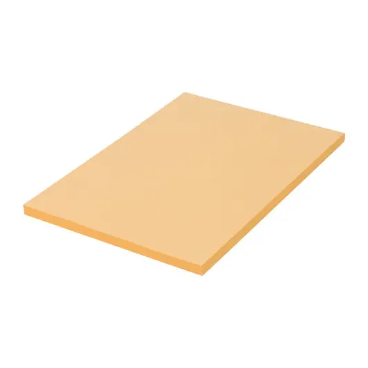 Бумага цветная BRAUBERG, А4, 80г/м, 100 л, пастель, оранжевая, для офисной техники, 112448, фото 2