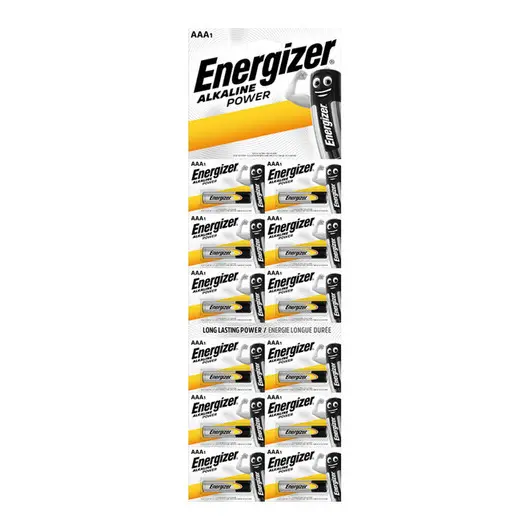 Батарейка Energizer Power AAA (LR03) алкалиновая, 12BL, отрывной набор, фото 1