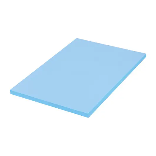 Бумага цветная BRAUBERG, А4, 80г/м, 100 л, интенсив, синяя, для офисной техники, 112453, фото 2