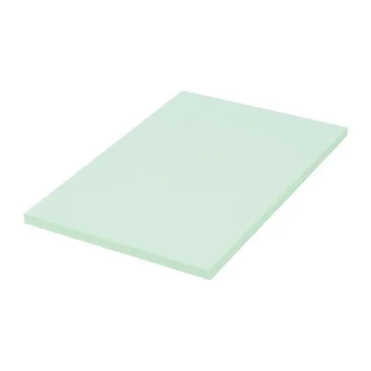 Бумага цветная BRAUBERG, А4, 80г/м, 100 л, пастель, зеленая, для офисной техники, ХХХ, фото 2