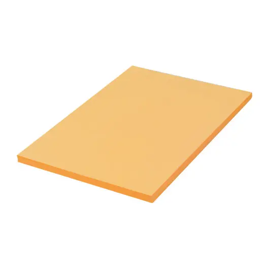 Бумага цветная BRAUBERG, А4, 80г/м, 100 л, медиум, оранжевая, для офисной техники, ХХ, фото 2