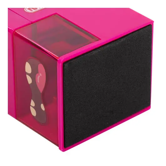 Точилка механическая ПИФАГОР &quot;Монстрик&quot;, корпус розовый, для чернографитных и цветных карандашей, 229716, фото 4