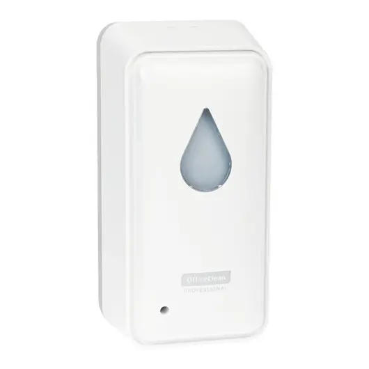 Диспенсер для жидкого мыла OfficeClean Professional, сенсорный, белый, наливной, 1л, фото 1