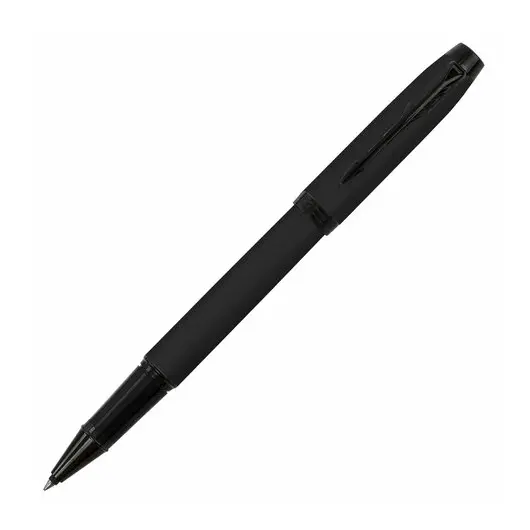 Ручка-роллер PARKER IM Achromatic Black BT, корпус черный матовый, нержавеющ. сталь, черная, 2127743, фото 2