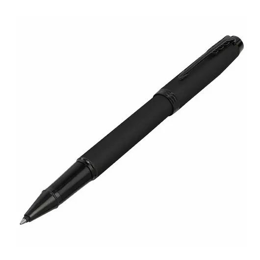 Ручка-роллер PARKER IM Achromatic Black BT, корпус черный матовый, нержавеющ. сталь, черная, 2127743, фото 4