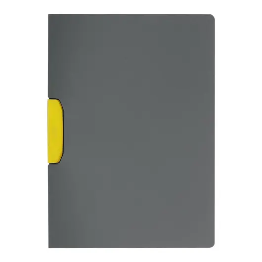 Папка с клипом Durable &quot;Duraswing color&quot;, А4, до 30 листов, графит-желтая, фото 1