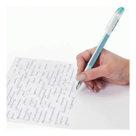Ручка стираемая гелевая STAFF College, СИНЯЯ, узел 0,5 мм, линия письма 0,38 мм, 143664, фото 7