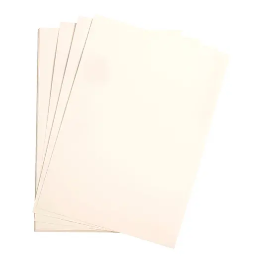 Цветная бумага 500*650мм., Clairefontaine &quot;Etival color&quot;, 24л., 160г/м2, белый, легкое зерно, хлопок, фото 1