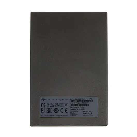 Внешний жесткий диск SEAGATE Backup Plus Slim 1TB, 2.5&quot;, USB 3.0, серебристый, STHN1000401, фото 8
