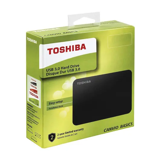 Внешний жесткий диск TOSHIBA Canvio Basics 2TB, 2.5&quot;, USB 3.0, черный, HDTB420EK3AA, фото 10