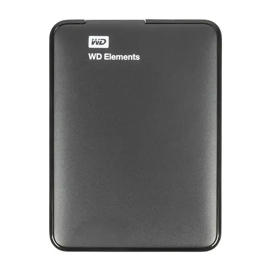 Внешний жесткий диск WD Elements Portable 1TB, 2.5&quot;, USB 3.0, черный, WDBUZG0010BBK-WESN, фото 1