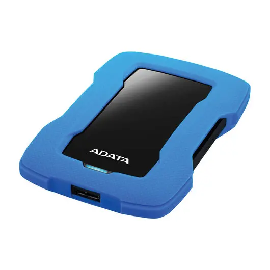 Внешний жесткий диск A-DATA DashDrive Durable HD330 1TB, 2.5&quot;, USB 3.0, синий, AHD330-1TU31-CBL, фото 3