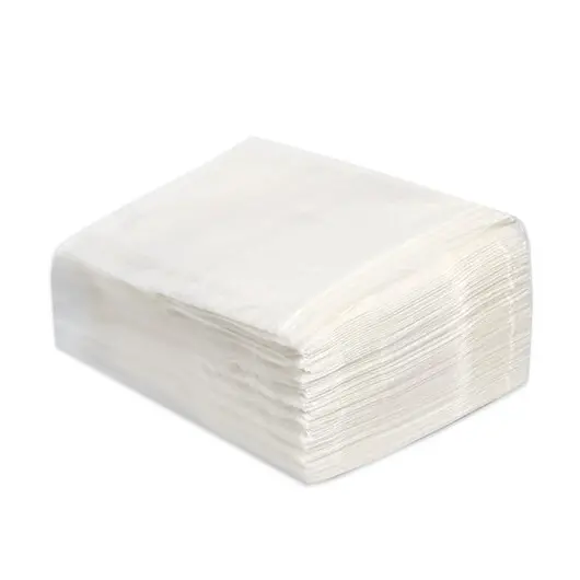 Салфетки бумажные для диспенсера, LAIMA (N2) PREMIUM, 1-слойные, КОМПЛЕКТ 30 пачек по 100 шт., 17x15,5 см, белые, 112509, фото 2